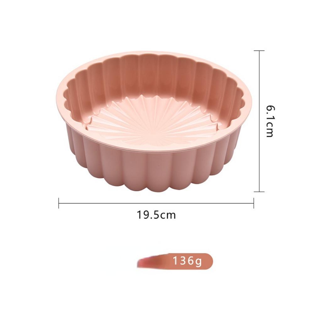 Складная круглая силиконовая форма для торта, силиконовая форма для выпечки в форме подсолнуха