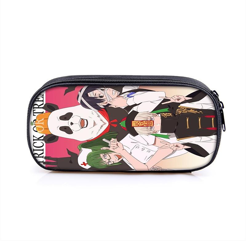 Пенал Jujutsu Kaisen большой вместимости для студентов и предметов первой необходимости для макияжа