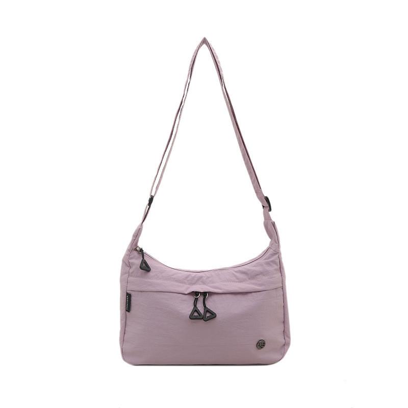 Nylon Crossbody Bag For Women With Large Capacity And Zipper Closure For Daily Use