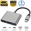 USB C HUB 3in1 Type C 3.0 To HDMI-compatible Docking Station PD Fast Charge 4K HDMI Adapter Splitter For MacBook Phone Computer