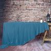 Matte Velvet Tablecloth Blue For Table 140X240Cm