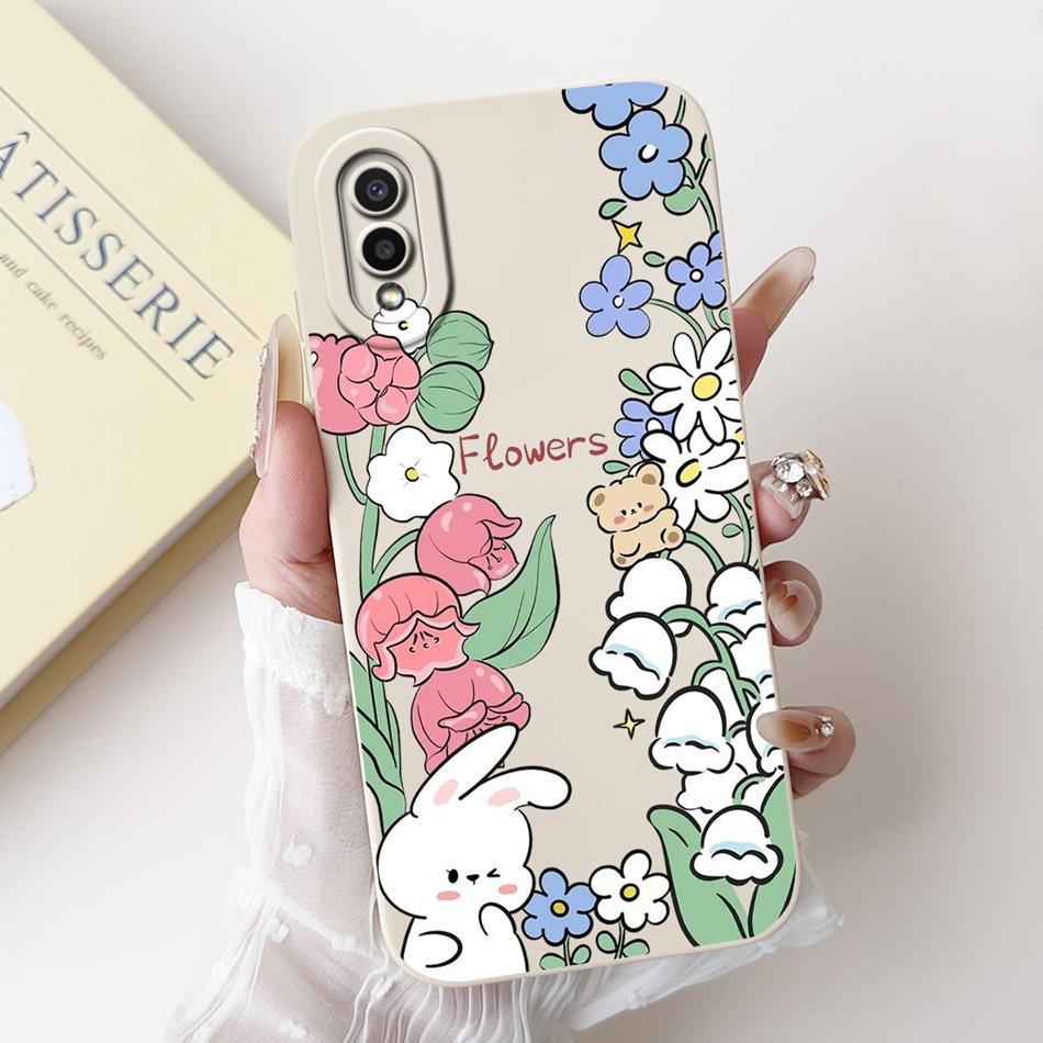 Чехол для телефона Samsung Galaxy A02 A02s Samsung A02 A02S SM-A025F A022G Элегантный Цветочный Принт Мягкий Силикон Ударопрочные Чехлы