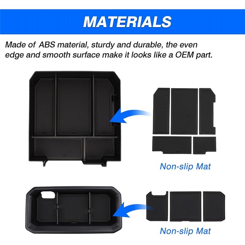 Dashboard Organizer Center Console Tray For Toyota 2025-2025 Armrest Storage Box Accessories