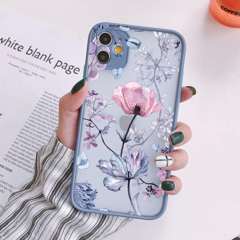 Чехол для телефона с бутоном цветка для iphone 17 16 7 8 Plus 11 12 13 14 15 Pro Max 14 Plus Тщательное растение для iphone X XS XR Задняя крышка