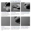 Car Glass Repair Fluid Set Fast Mending Tools for Auto Windshield Premium Crack Scratch Repair Agent Portable Restoration Kit