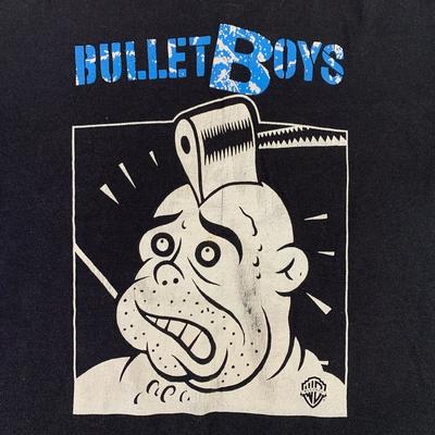 Винтажная футболка BulletBoys Warner Brothers Подарок для фанатов Черная Все размеры Унисекс