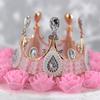Cake Decoration Crown Upright Ornament Adult Retro Birthday Baking Insert Plastic Head Decoration Children Little Crown For Cake