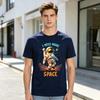 Cool SpaceUnisex Design Tshirt Unisex Casual Daily Wear Short Sleeve Graphic Tee I Need More Space Graphic Fashion Hip Hop Style