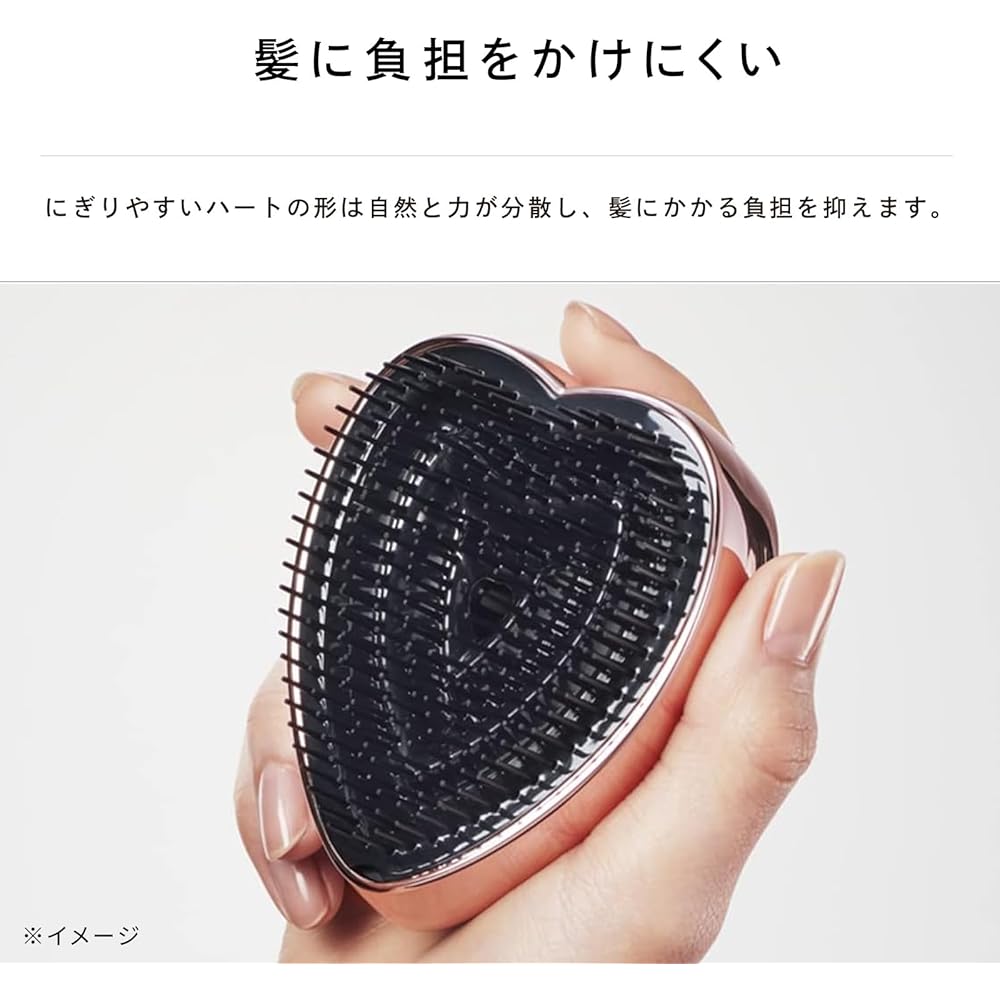 ReFa HEART BRUSH Щетка для волос Shine Red с эргономичным дизайном и мягкой щетиной