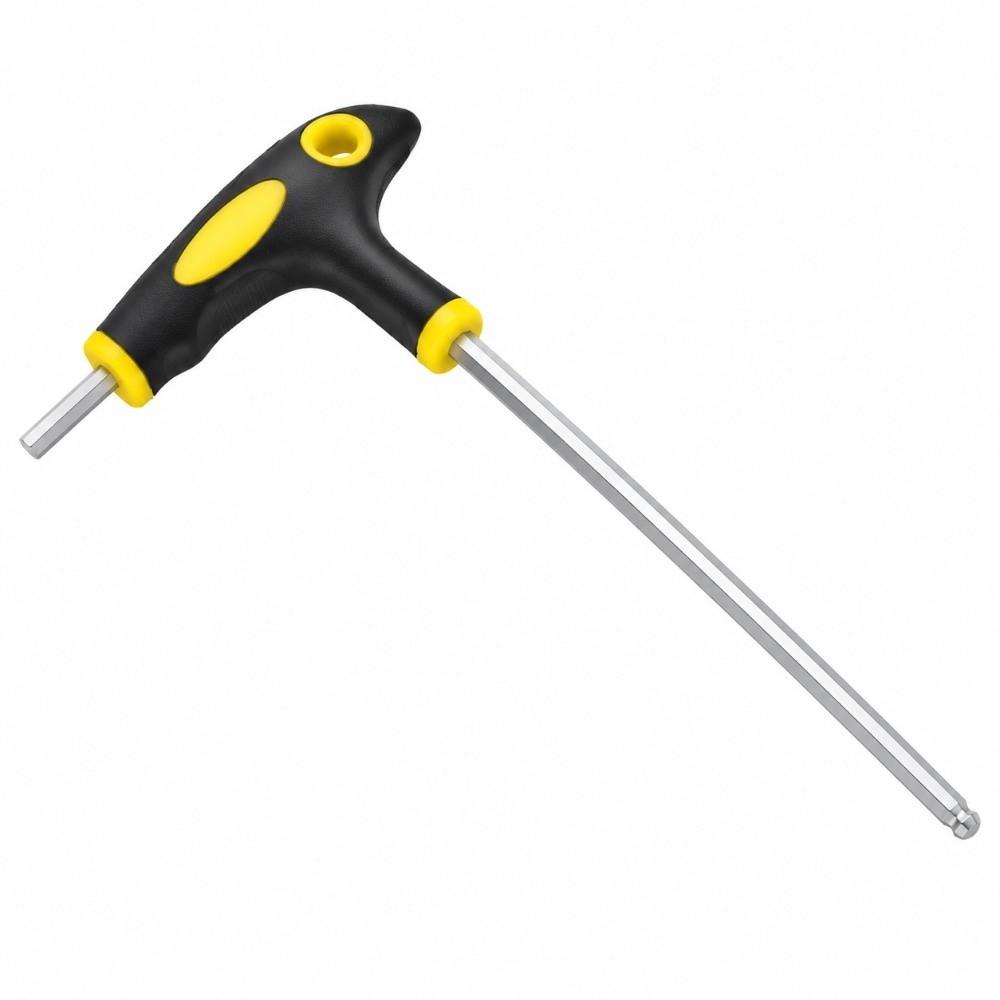 Long Handle Hex Key Wrench Ball End Tip Allen Wrench Durable T Handle Wrench Bike Maintenance