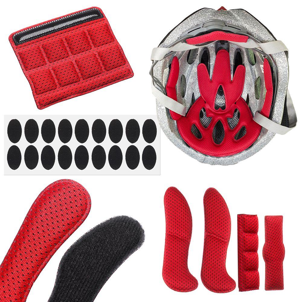 Universal Replacement with Insect Net Foam Pads Set Protection Sponge Pad Helmet Inner Padding Kit
