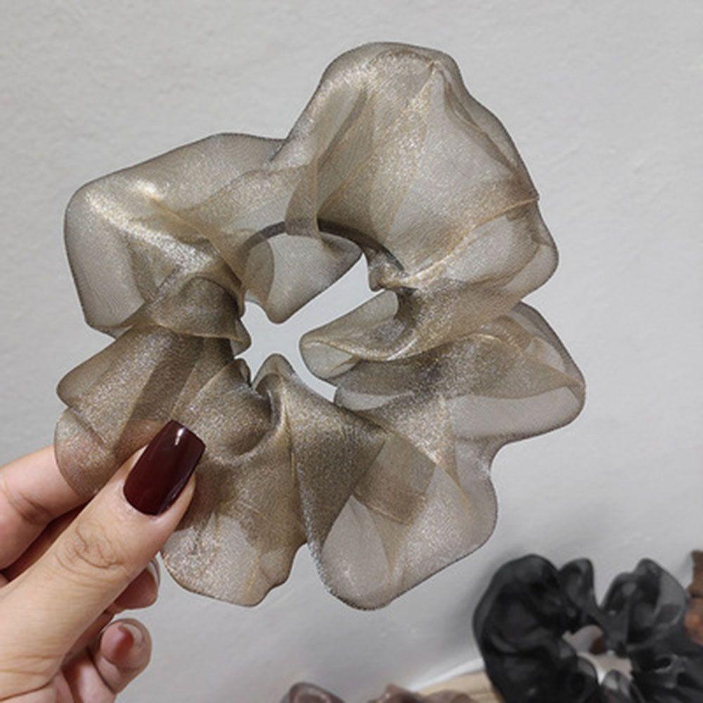 Hairband Headwear Fashion Hair Ropes Elastic Hair Ties for Women Girls Oversized Hair Scrunchies