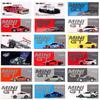 MiniGT Масштаб 1/64 Nissan Skyline GTR Racing Z Honda Civic Cadillac V 911 GT3 McLaren Datsun 510 Пикап Модель автомобиля Игрушка