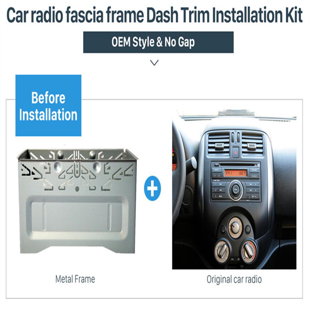 Double DIN DVD Mounting Frame for Dodge