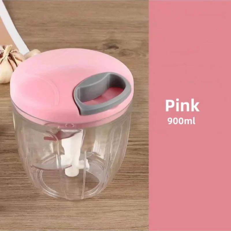 900ml Multifunctional Vegetable Cutter Handheld Meat Grinder Household Manual Meat Mincer Garlic Chopper Tools Kitchen Gadgets