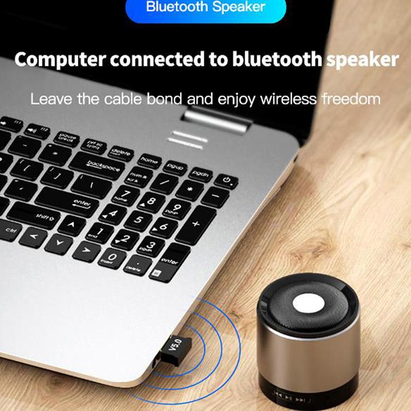 Беспроводной USB Bluetooth 5.0 адаптер-донгл Адаптер 5.0 Настоящий ПК Приемник Стерео