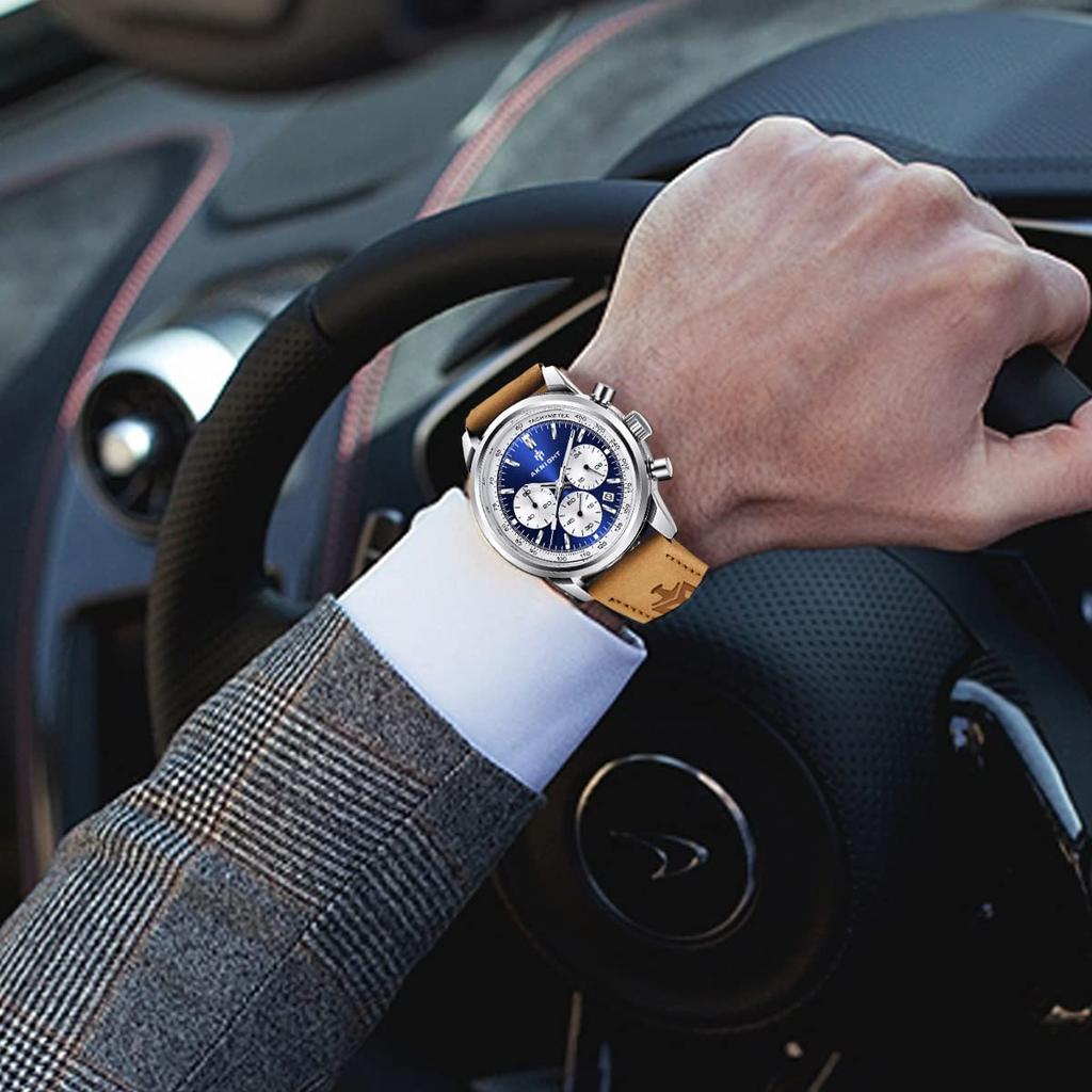 BENYAR AKNIGHT японская нержавеющая кожа совместима с деловым повседневным спортивным хронографом в комплекте мужские часы, кварцевые, стальные, ремешок, часы,