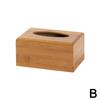 Wooden Tissue Box Pumping Box Napkin Box Wood Wet Tissue Holder Dispenser Home Napkin Organizer Paper Holder Square Tissue Box