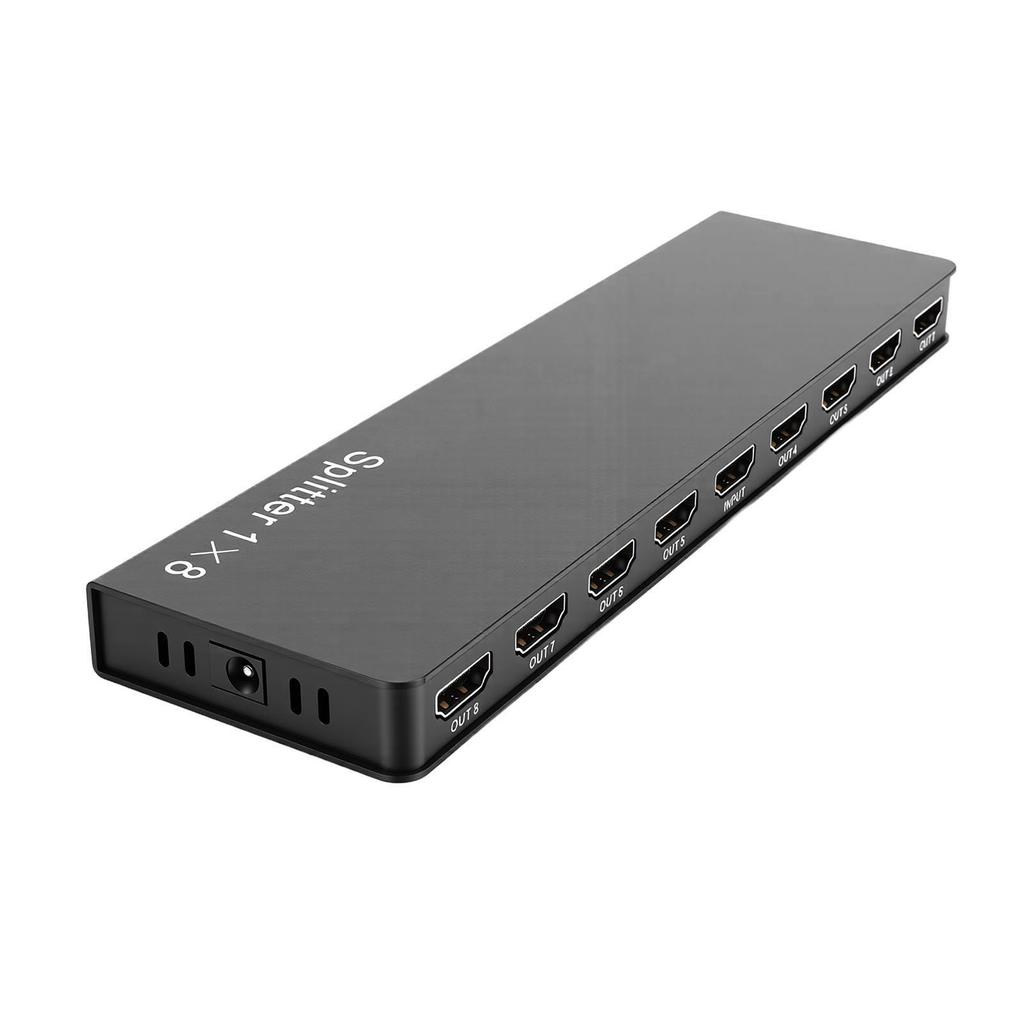 4K 1x8 HD Мультимедийный Интерфейс Разветвитель 1 Вход 8 Выходов HD Звук Видео Дублирующий Разветвитель Дистрибьютор для Мониторов Проекторов