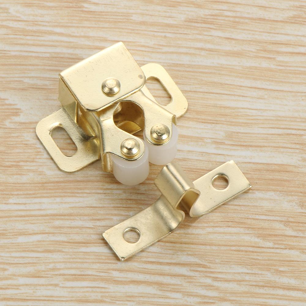 2SET Wardrobe Screws Hardware Magnet Closer Damper Buffer Cabinet Catches Door Stopper