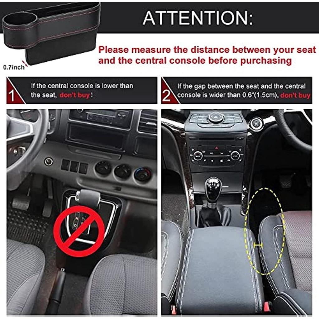 Наполнитель зазора в автомобильном сиденье, 2 упаковки, многофункциональный органайзер для автомобильного сиденья с подстаканником, боковой органайзер для автомобильной консоли для мобильных телефонов, кошельки, ключи, монеты, карты Passe