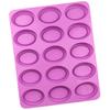 15 Cavity Silicone Soap Molds Oval Shape Diy Soap-Making Supplies Handmade Chocolate Cake Mould Soap Making Tools Birthday Gifts
