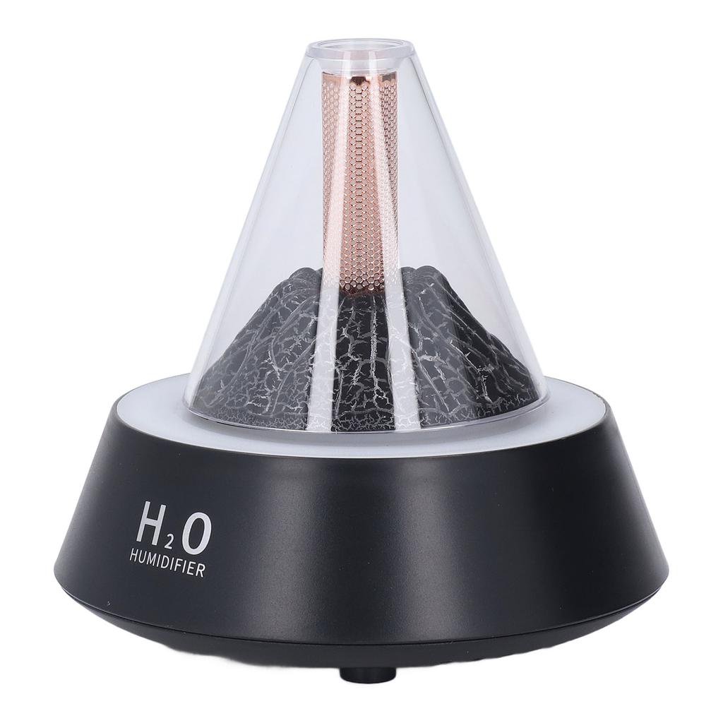 Ароматерапевтический диффузор Volcano, 7-цветная светодиодная подсветка, несколько режимов, бесшумный, автоматическое отключение, 80 мл