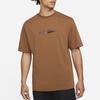 Jordan 23 Engineered Basketball Print Crew Neck T-Shirt Men Tops Granite-Brown DC9769-204