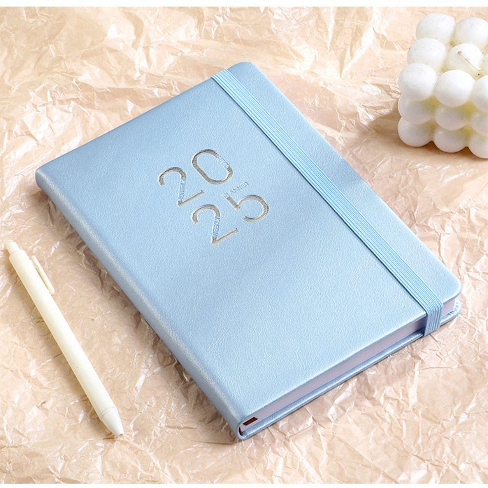 5 цветов Блокноты-планеры 2025 формата А5 Блокноты для эскизов Ежедневники для расписания Офисные школьные принадлежности