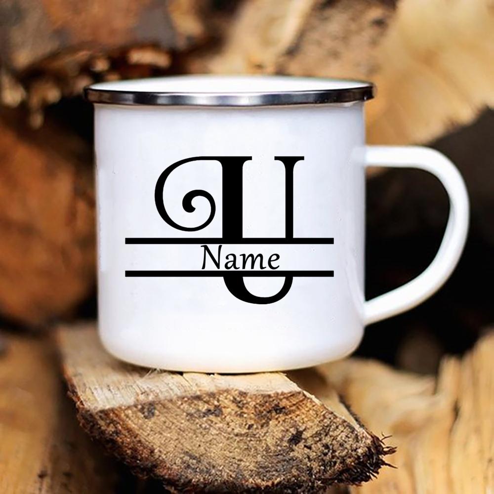 Персонализированная кружка с инициалами и именем, чашка, индивидуальный дизайн, кружки для чая и кофе, девичник, кружки для жениха, свадебные подарки для шафера