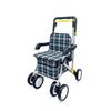 Серебристый для тележки для покупок с тормозом, автомобиль для ухода за родителями, алюминиевый, складной, легкий, прогулочная коляска, для пожилых людей, стильный, сиденье, функция, (CP-01B)