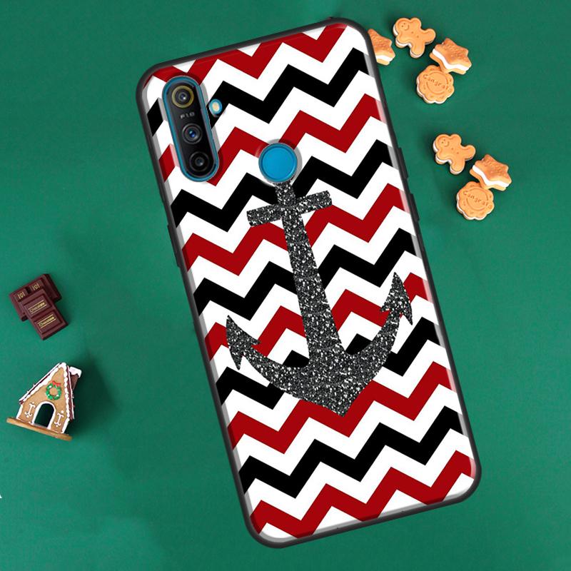 Морской якорь лодка морской чехол для OnePlus 10 Pro 9 Pro 8T 9R Nord2 чехол для Realme 8i 9i 8 Pro C21 GT Neo 2 Master