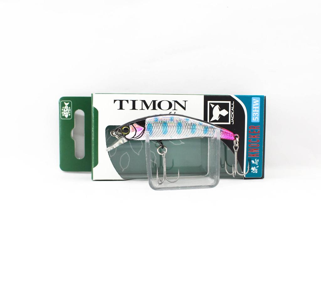 Jackall Timon Ryushin Knocker 53 HW Тонущая приманка черного цвета (06:00)