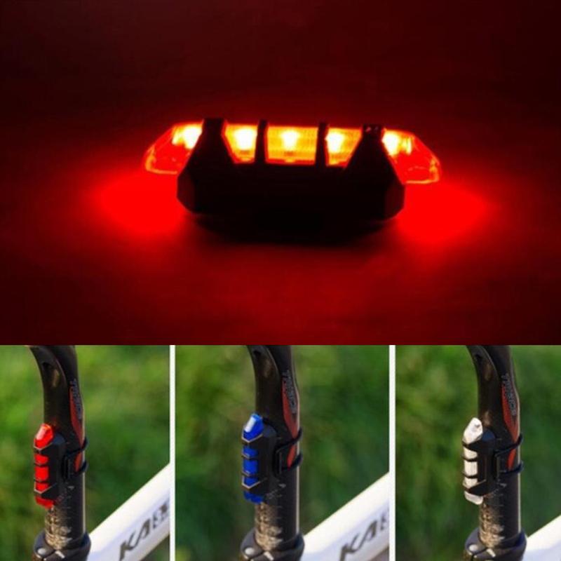 Велосипедный передний задний светодиодный фонарь безопасности велосипедный USB перезаряжаемый задний предупреждающий фонарь