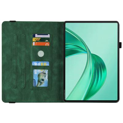 Чехол для Honor Pad X8a с оттиском бабочки и цветка, из искусственной кожи, чехол для планшета с отделениями для карт