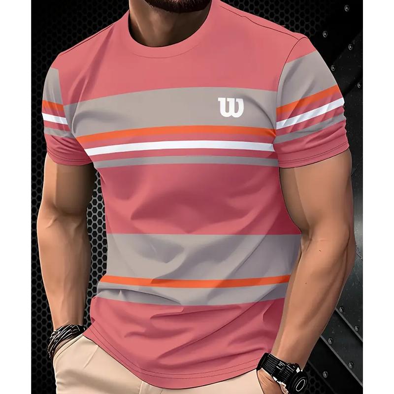 Новая летняя мужская модная футболка с принтом граффити, мужская футболка, топ