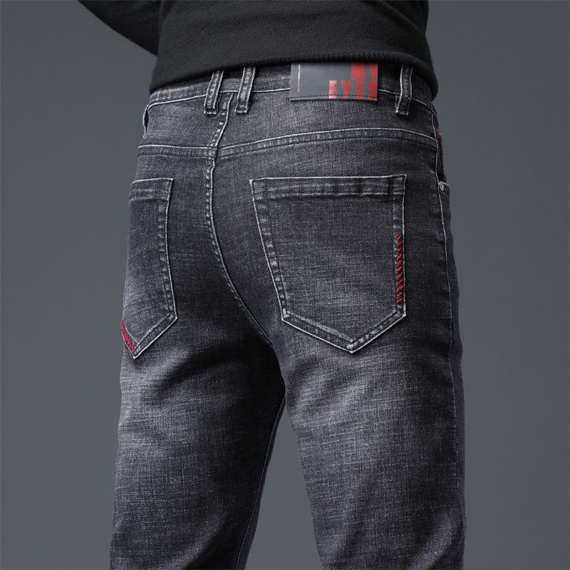 Джинсы осенние повседневные универсальные эластичные удобные брюки мужские корейская версия мужские брюки