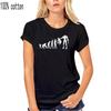 Свободные черные мужские футболки Homme Tees Мужские облегающие женские рубашки EVOLUTION TO TERMINATION Рубашка Human Robot Chart Футболка Cyborgs Мужская