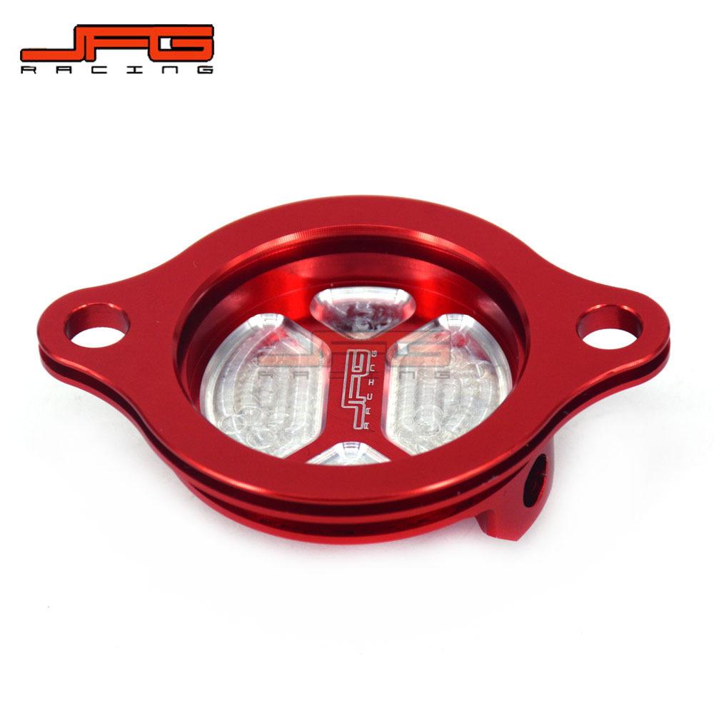 CRF250R 2004-2009 Off-Road Motorcycle CNC Aluminum Oil Filter Cover.
