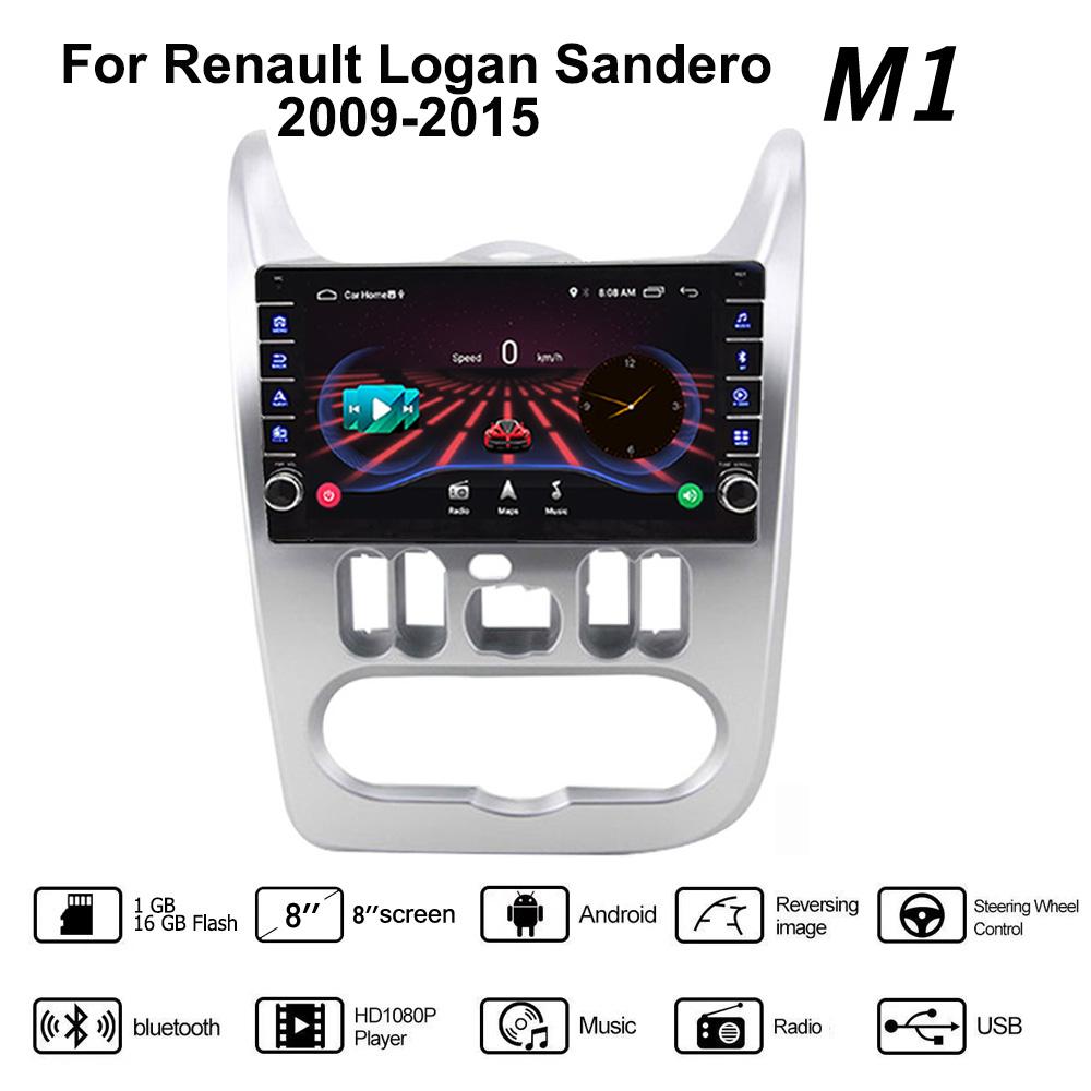 Для Renault Logan Sandero 2009-2015, для Dacia Duster 2010-2017, для Lada Largus 2012-2020, кнопка, ручка, автомобильный Android Carplay 2 + 32 ГБ