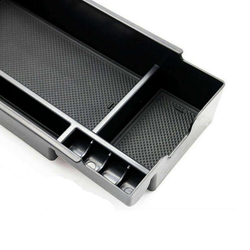 Black Car Interior Center Console Armrest Storage Tray Box ABS Plastic Fit for Lexus ES350 ES300H ES250 2013 2014 2015 2016 2017