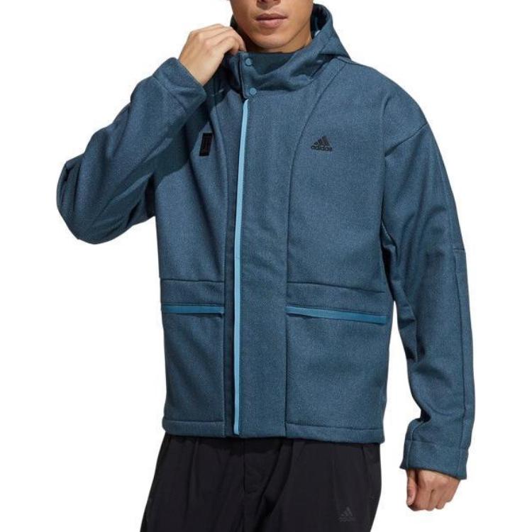 adidas Куртка серии Wuji Мужская Небесно-голубая H39219