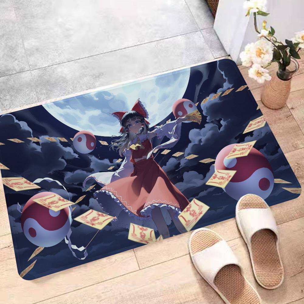 Anime Touhou Project Door Mat Nordic Style Bedroom Living Room Doormat Home Balcony Anti-Slip Alfombra