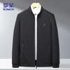 ROMON Men's Business Casual Stand-Collar Jacket