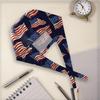 Unisex Fashion Print Surgical Scrub Cap Pet Clinic Dentist Medical Work Hat Casual Baotou Dust Cap Independence Day Nurse Hat