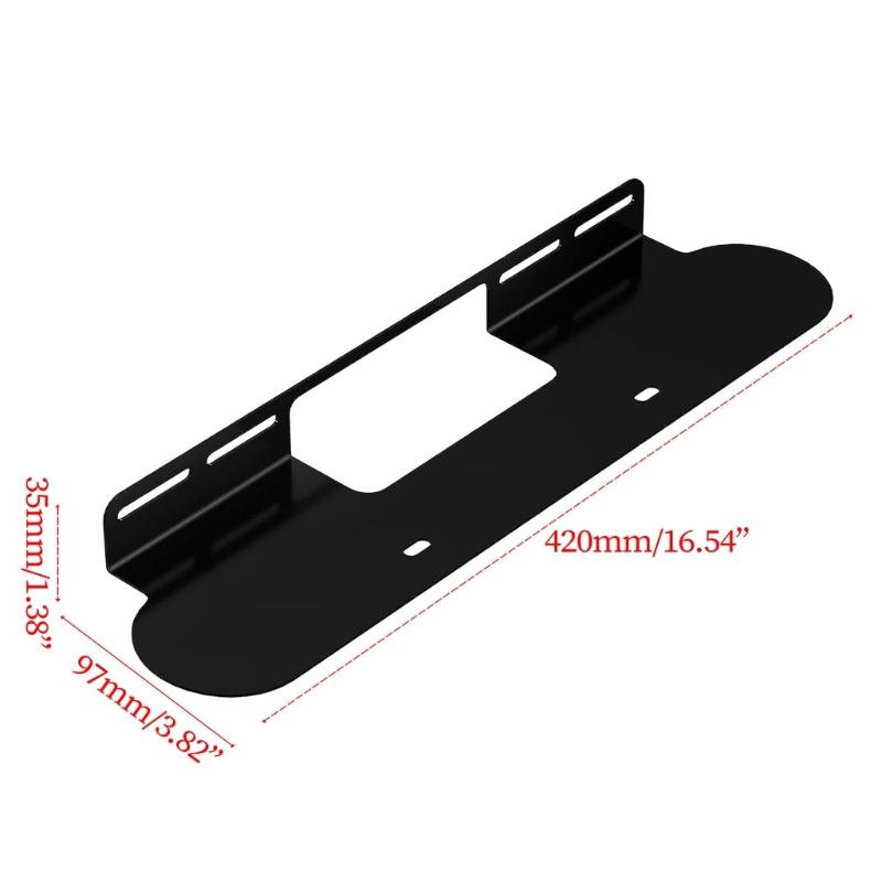 Metal Wall Mount Bracket Soundbar Wall Display Holder Stand with Mounting Screws for Beam Gen 1 Gen 2
