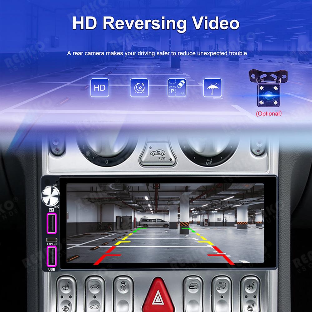 Автомобильный мультимедийный плеер X-REAKO 1 Din, 6,9 дюйма, Andriod, GPS, Bluetooth, Wi-Fi, USB, FM, авторадио, стерео, универсальное авторадио
