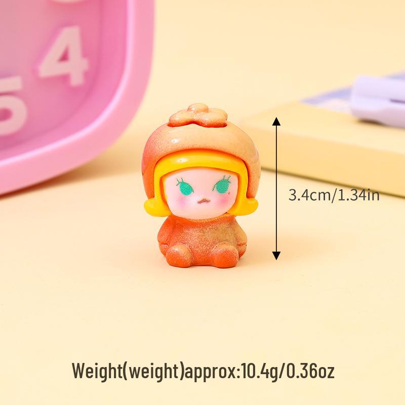 Плачущая кукла Labubu: Милый 3D-подвеска из смолы для автомобиля/настольного компьютера