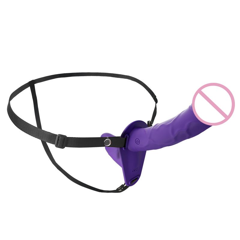 Страпон искусственный пенис вибратор электрический двойной головкой вибрирующий носимый ремень на поясе дилдо G точка секс-игрушки для женщин лесбиянок