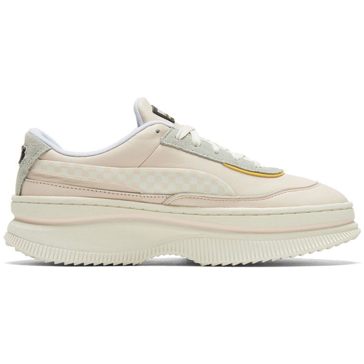 Puma Deva L Случайные Однотонные Толстая Подошва Амортизация Низкий Верх Кеды Женские ярко-розовые 373457-01